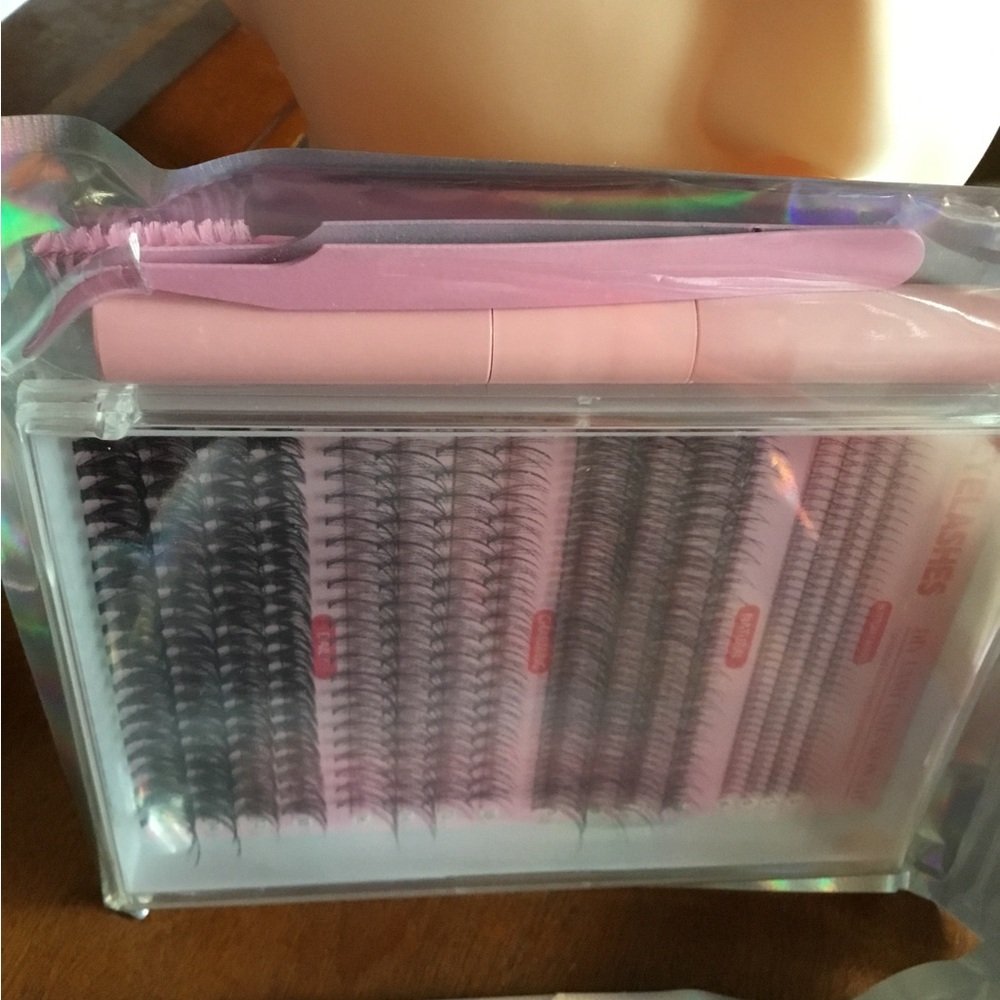Pink Individual Eyelash Extensions Kit - Home Storage & Organization